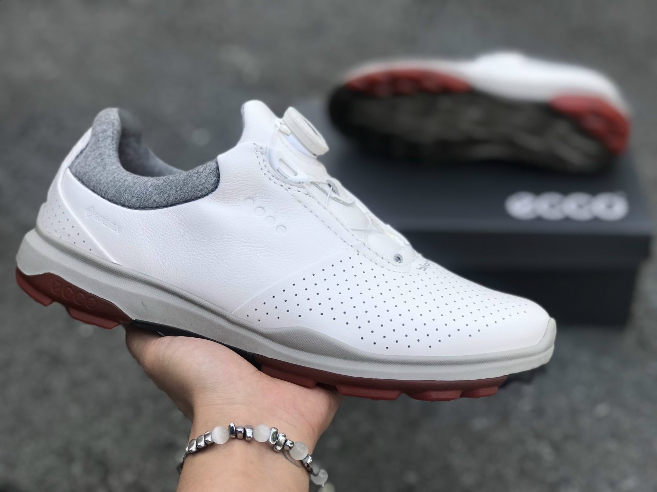 Giày golf nam CORE 100803-56564 màu Trắng | ECCO