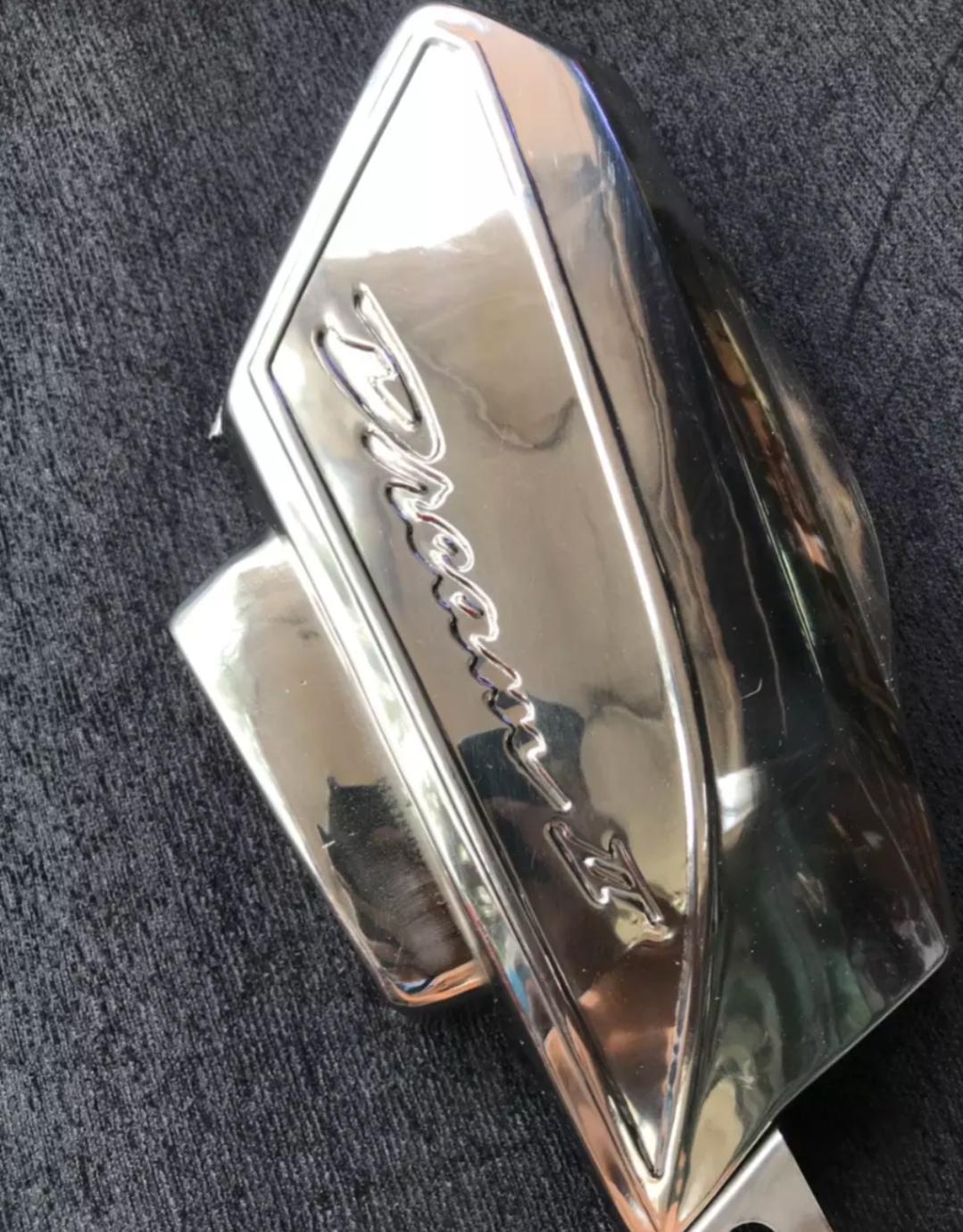 CẶP NẮP CỐP INOX XE DREAM BÓNG SÁNG ( 1 cặp )