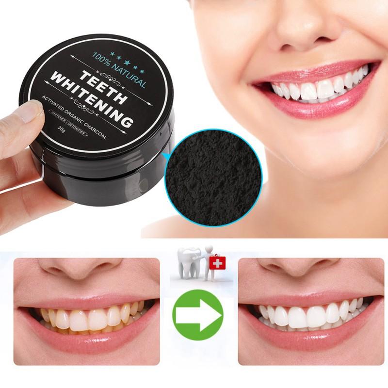 Bột tẩy trắng răng than tre hoạt tính