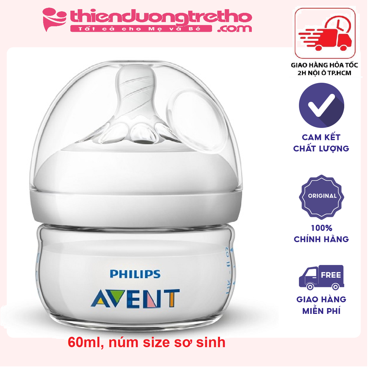 Bình sữa Avent Natural 125ml