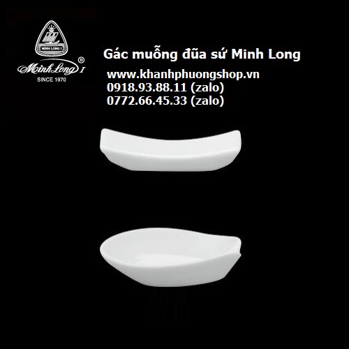 đồ gác đũa sứ minh long - đồ gác đũa gốm sứ minh long