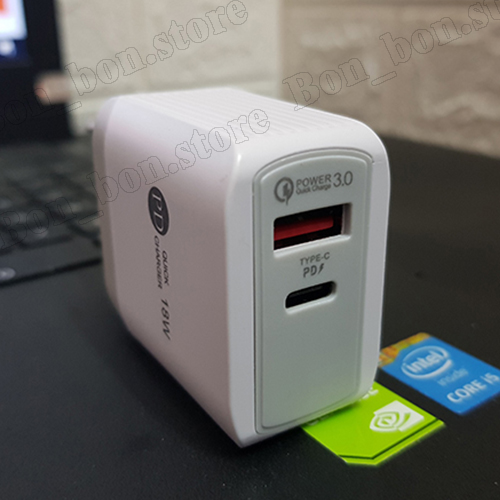 Củ sạc nhanh 18W cổng USB 3.0 tiện lợi
