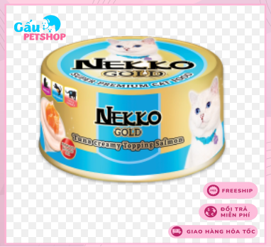 {COMBO 8 LON} - Pate mèo Nekko Gold lon 85g