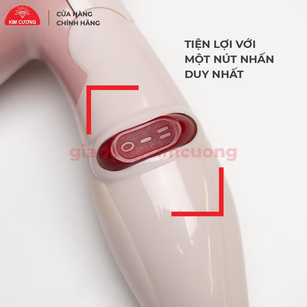 Máy Sấy Tóc Kim Cương 650W - Máy Sấy Tóc Mini [Bảo Hành Chính Hãng 1 Đổi 1]