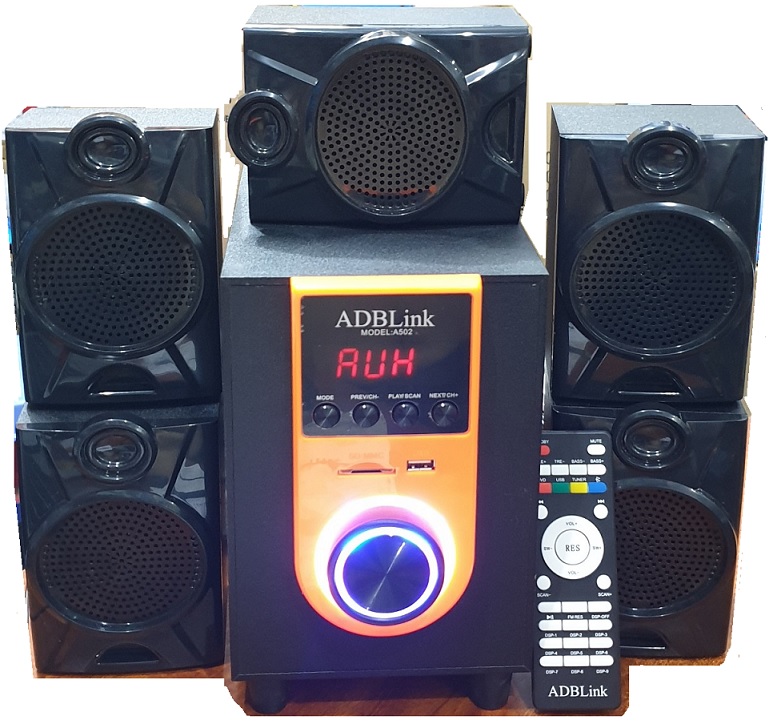 Loa Vi Tính 5.1 ADBLink A502( Bluetooth - FM , Thẻ Nhớ , Usb )