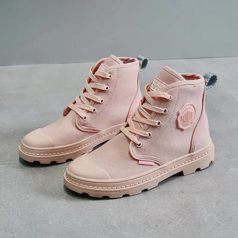Giầy Nữ Sneaker Cao Cổ (Bốt)  Platinum Unisex (Grab Store)