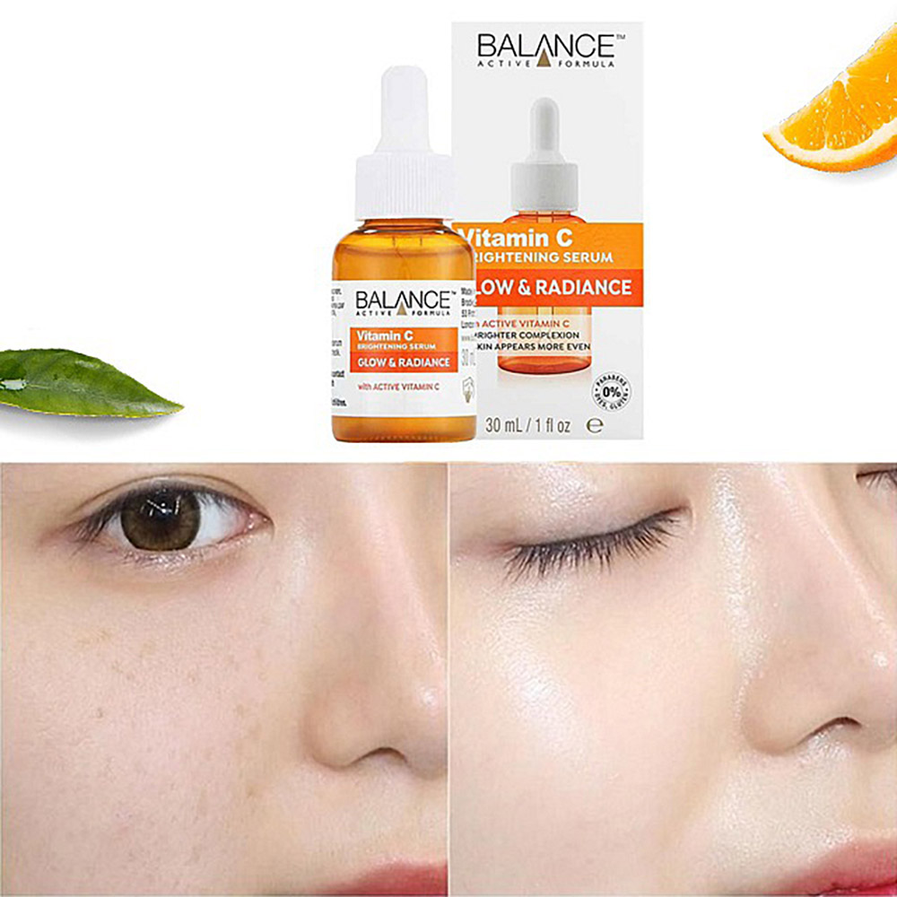 Tinh chất Serum Balance Active Formula Vitamin C Sáng Da 30ml Vitamin C Brightening Serum Glow & Radiance