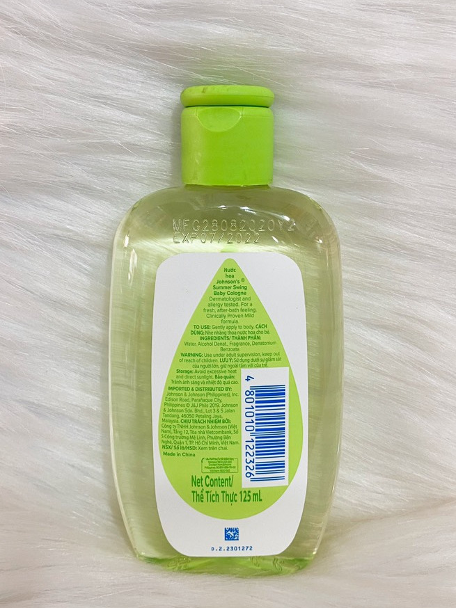 [HCM]NƯỚC HOA JOHNSONS BABY 125ML