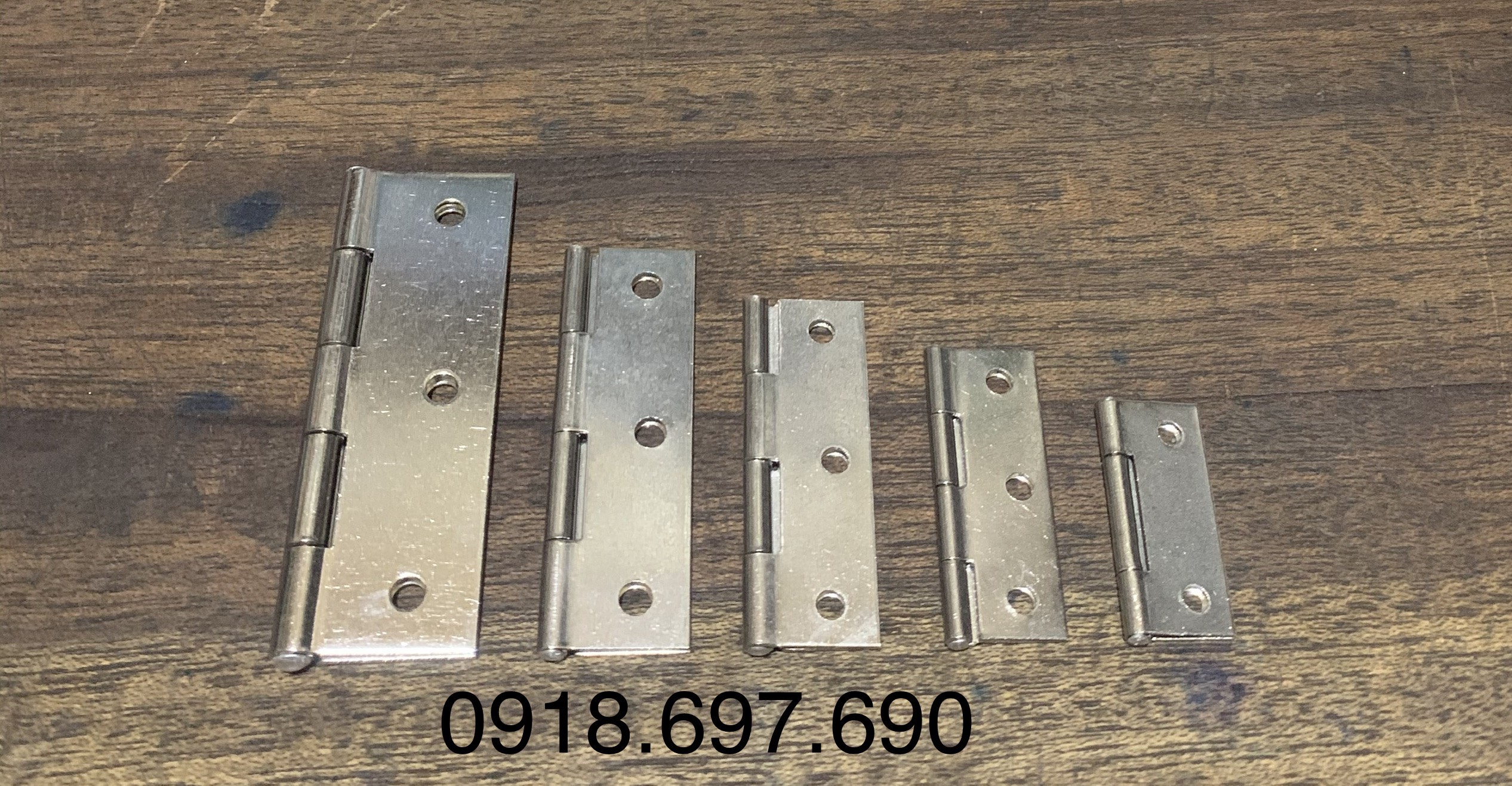 [HCM]Bản lề cửa tủ INOX COMPO 3 CÁI
