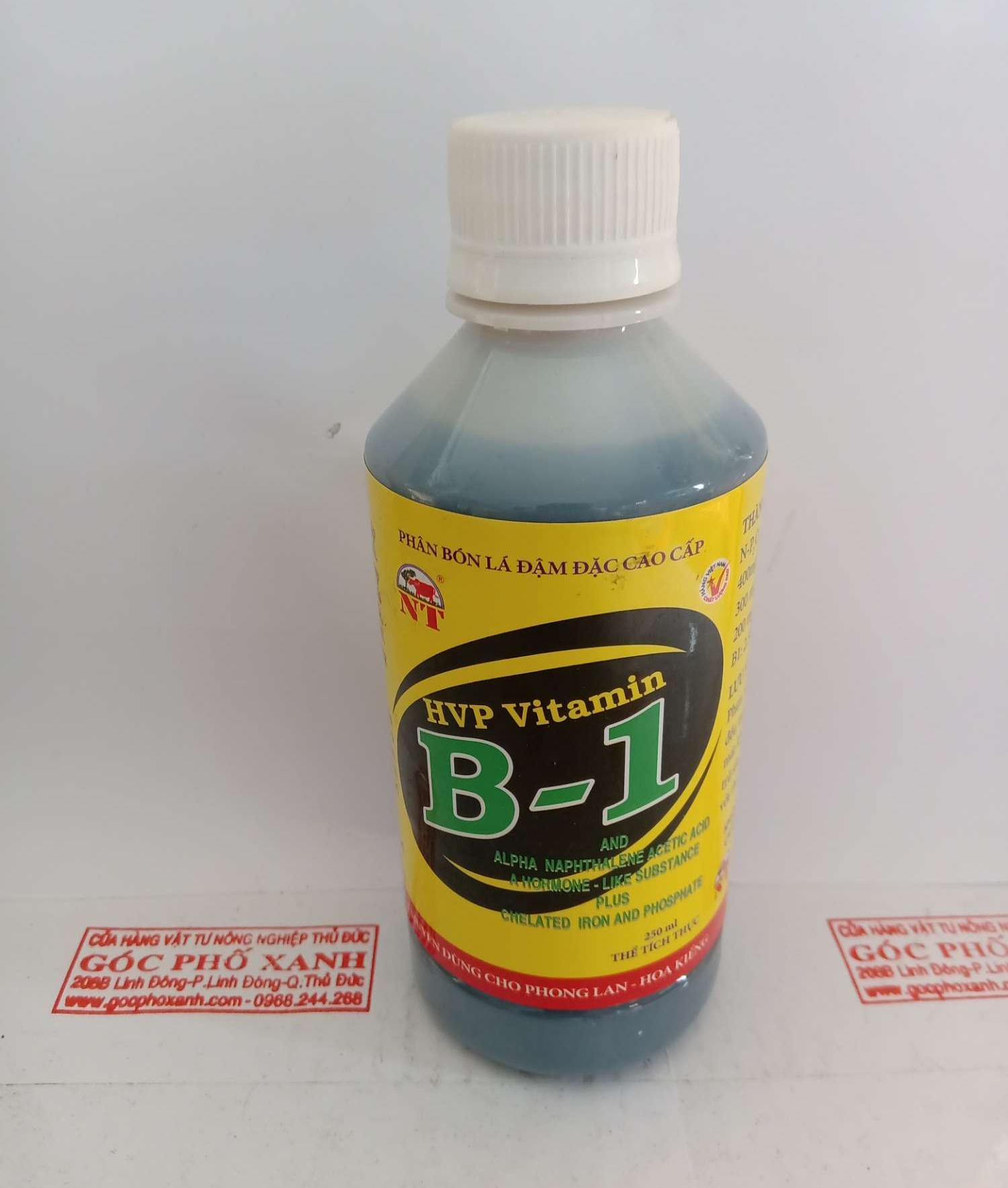 Phân bón Vitamin B1 HVP cho hoa lan chai 250ml