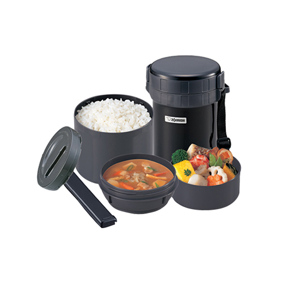 [ Hàng có sẵn] Hộp đựng cơm, Cà men Zojirushi SL-XE20-AD(3 ngăn)