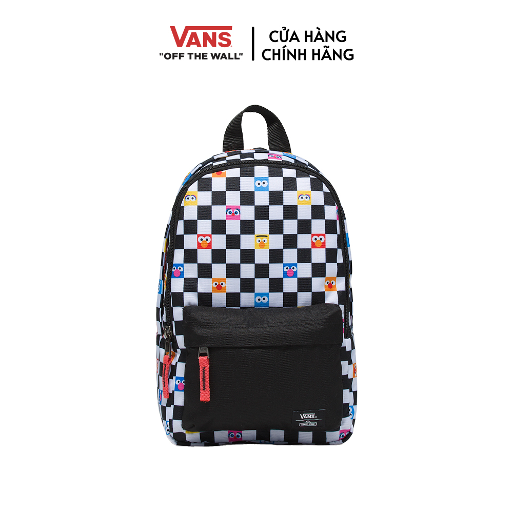 Balo Vans Sesame Street Mini Backpack VN0007C5BLK