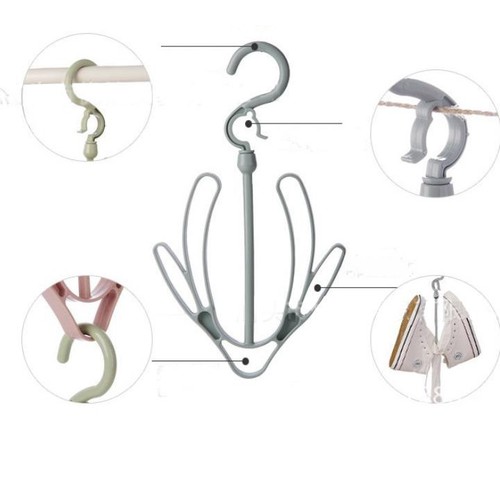 Bộ 2 Móc treo, phơi giày giao mầu ngẫu nhiên