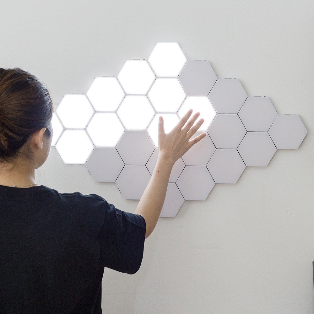 Lamp led honeycomb hexagonal wall stickers touch touch