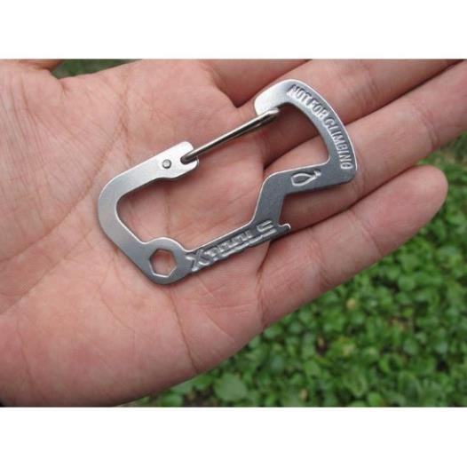 Móc khóa EDC Thép Không Gỉ - Màu Thép