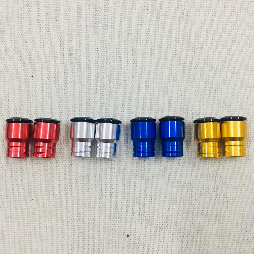VAN VÒI XE MÁY, NẮP VAN VÒI KIỂU THÁI NHÔM CNC GẮN XE MÁY