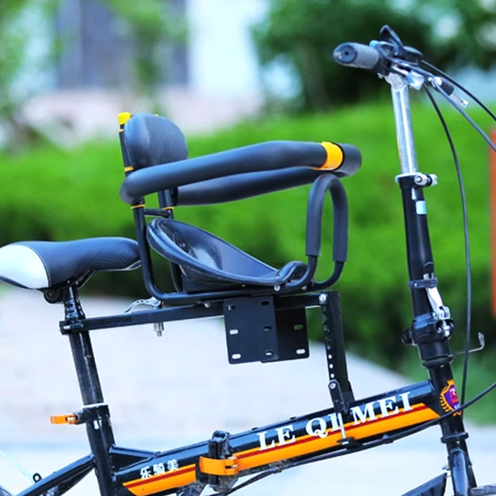 Ghế gắn xe đạp, xe đạp điện cho trẻ em ngồi có tựa