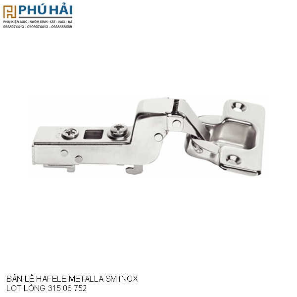 Bản lề inox 304 hafele tháo lắp nhanh 315.06