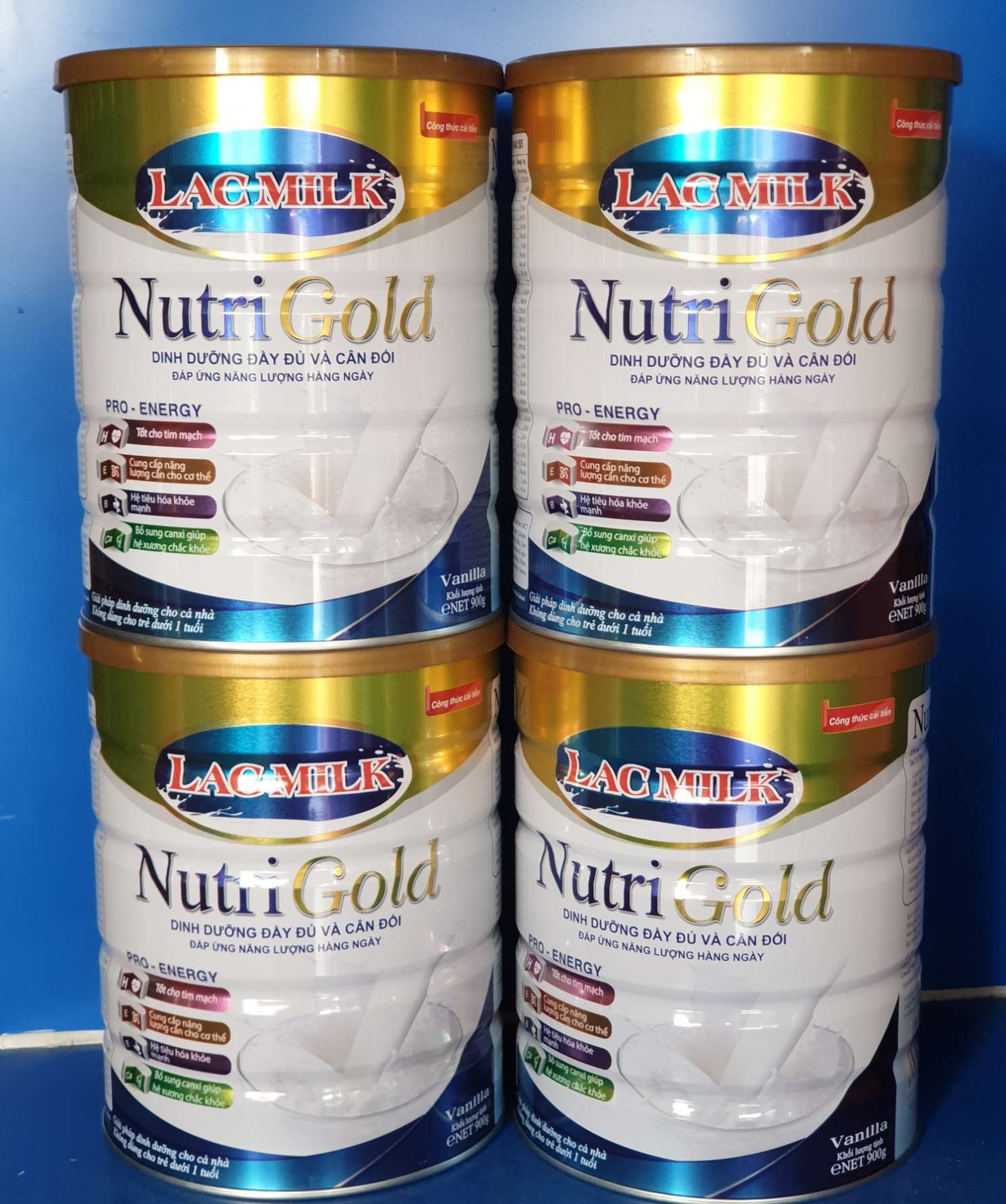 Combo 2 Lon Sữa bột LacMilk NutriGold Dinh dưỡng cho cả gia đình