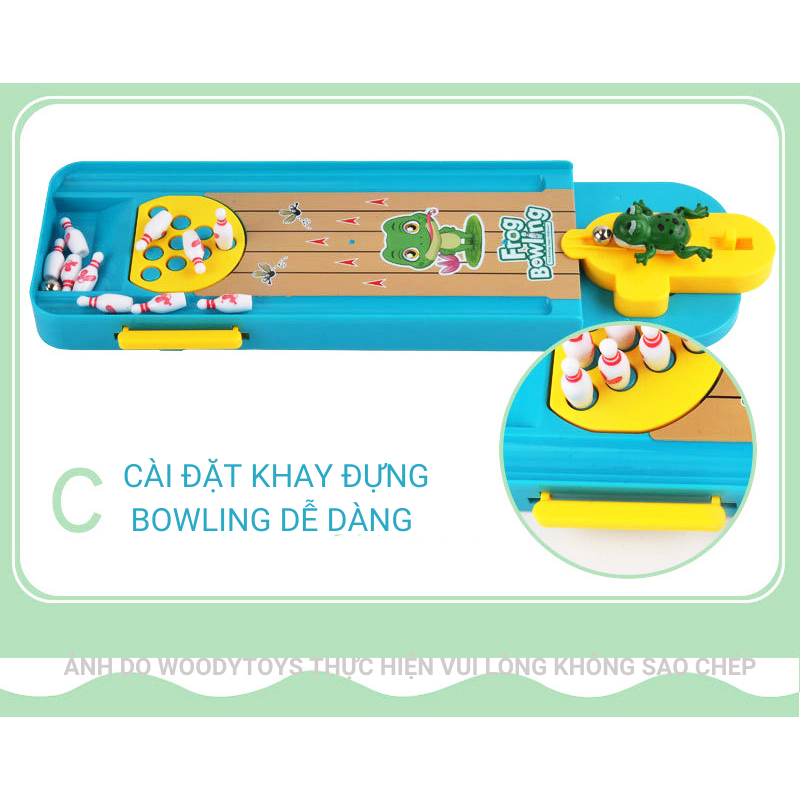Bộ đồ chơi Bowling Ếch cho trẻ em
