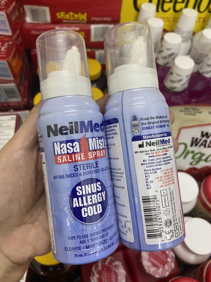 Xịt mũi Nasa Mist Neilmed 75ml USA