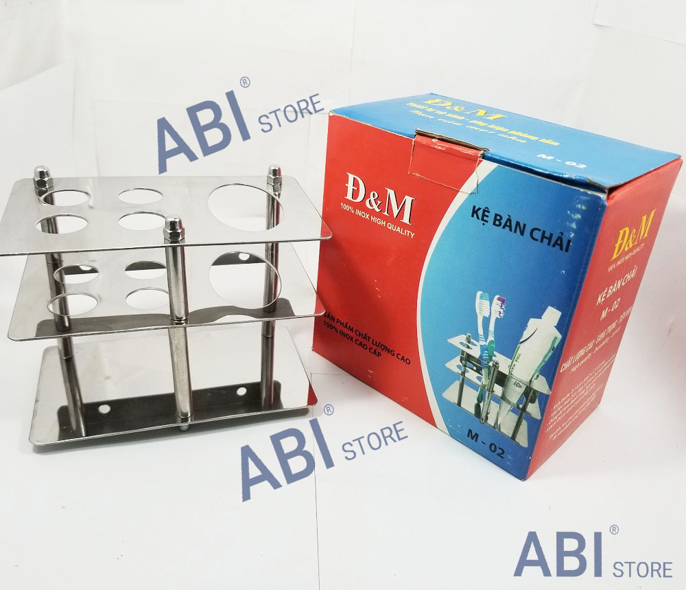 BÁO GIÁ Kệ Đựng Bàn Chải | Shopee Lazada Sendo Tiki mới nhất 30 Kệ để bàn chải kem đánh răng inox Đ&M 02 VNHS KB-01 cao cấp đồ cắm bài chải đánh răng kệ đựng bàn chải kem đánh răng phòng tắm