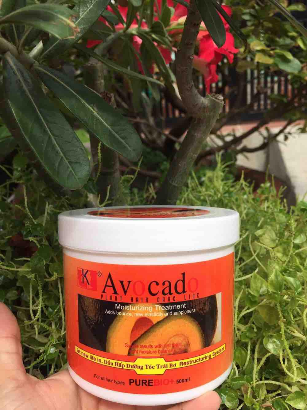 Hấp dầu trái Bơ Avocado 500 ml phục hồi tóc khô