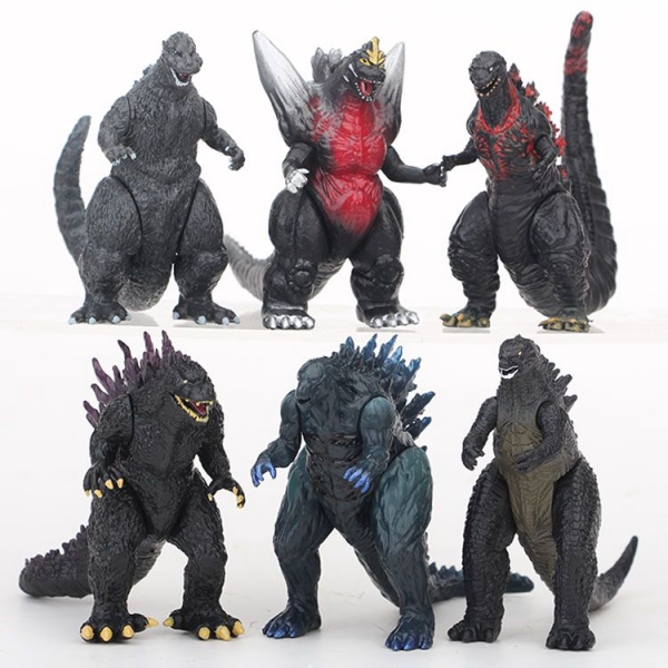 Sét 6 Mô Hình Quái Vật Godzilla - Godzilla: King Of the Monster
