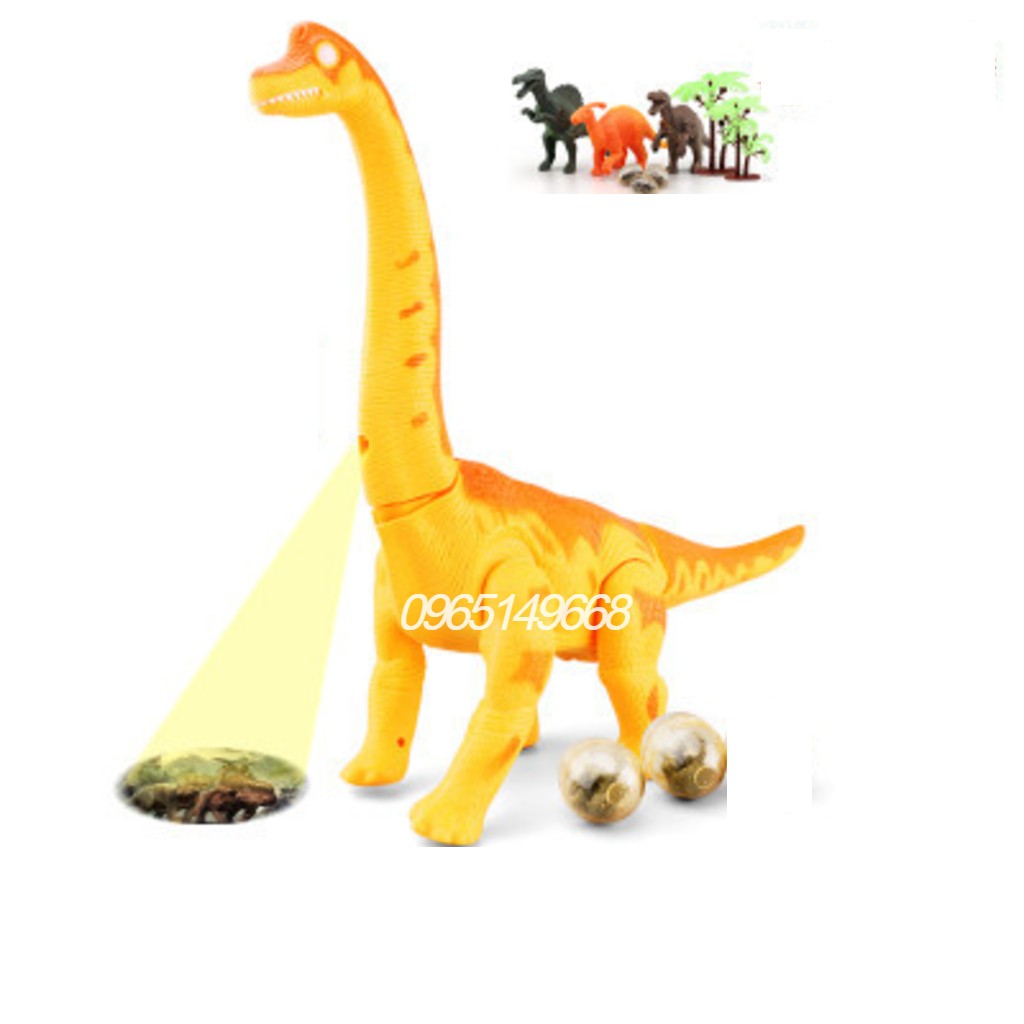 Đồ chơi Khủng long đẻ trứng + phát sáng cho bé