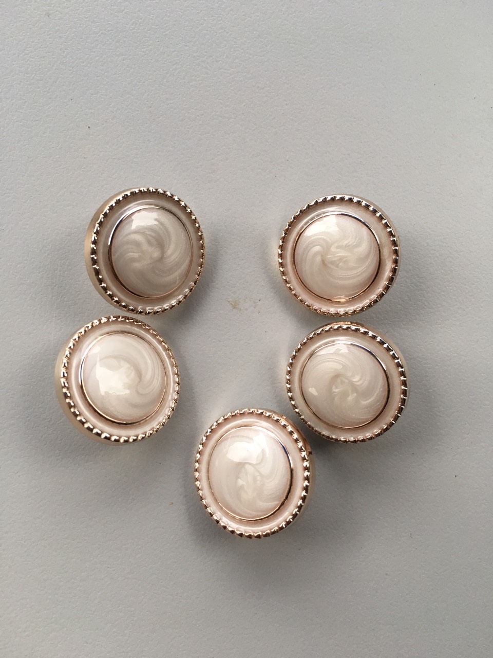 combo 5 nút áo có vân xà cừ