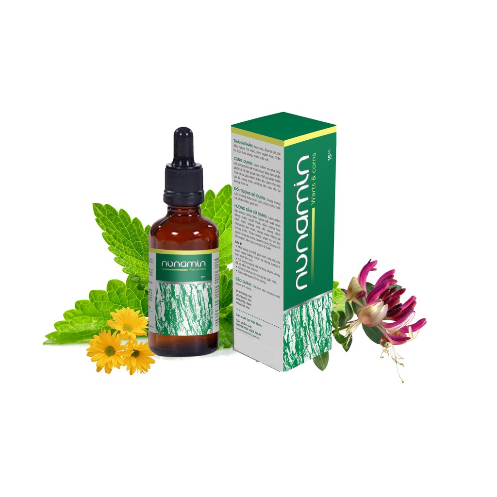 ] Nunamin -Mụn Cóc, Mụn Cơm, Mắt Cá, Chai Chân Cơ chế thẩm thấu sâu tận lớp tế bào biểu bì, giúp ức chế tận gốc các phôi tế bào mang bệnh Cung cấp độ ẩm và dưỡng chất cần thiết cho quá trình phục hồi các lớp tế bào