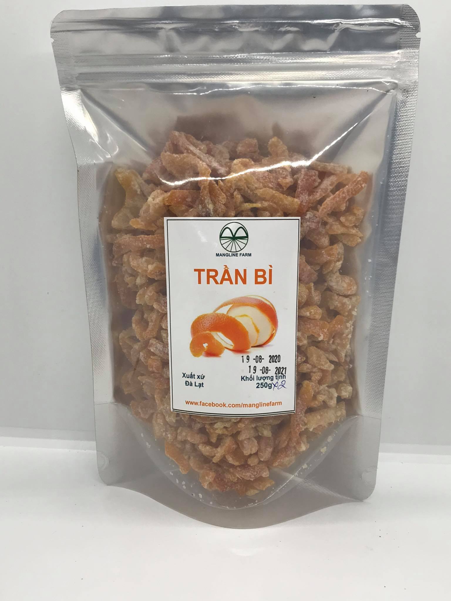 Đặc sản Đà Lạt Mứt trần bì 100g