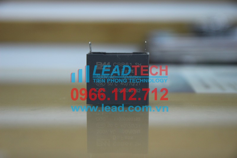 Tụ điện bm cbb61 5uf, 500vac giắc cắm - tụ khởi động quạt điện
