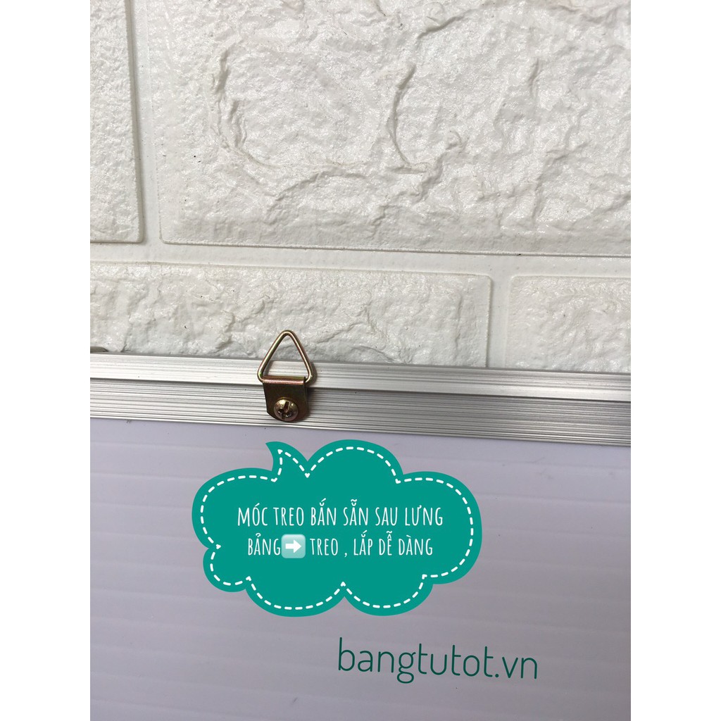 Bảng xanh ô ly viết phấn từ tính 60x100 cm (Tặng hộp phấn, nam châm)
