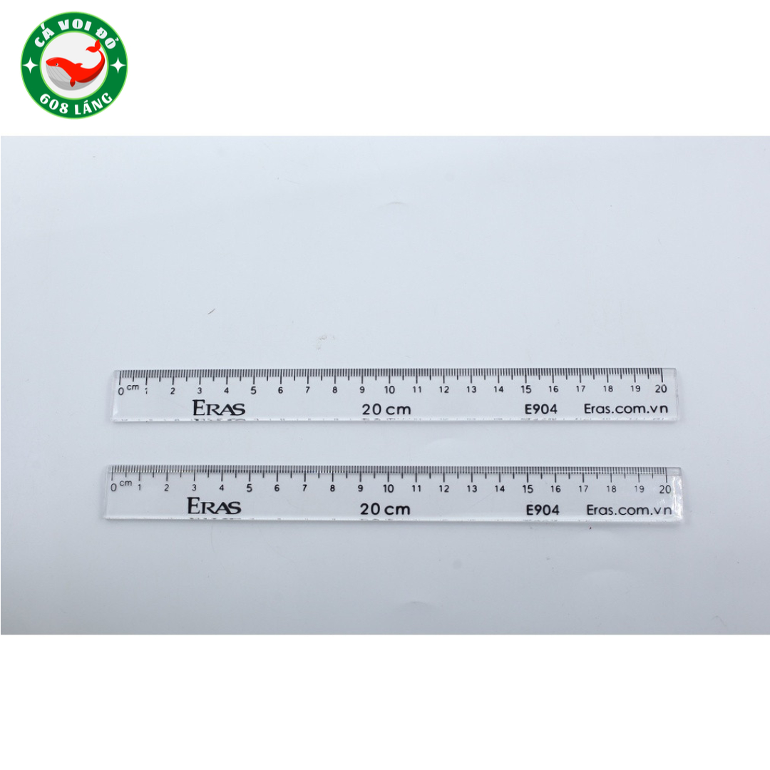 Thước kẻ trắng Eras E904 20cm