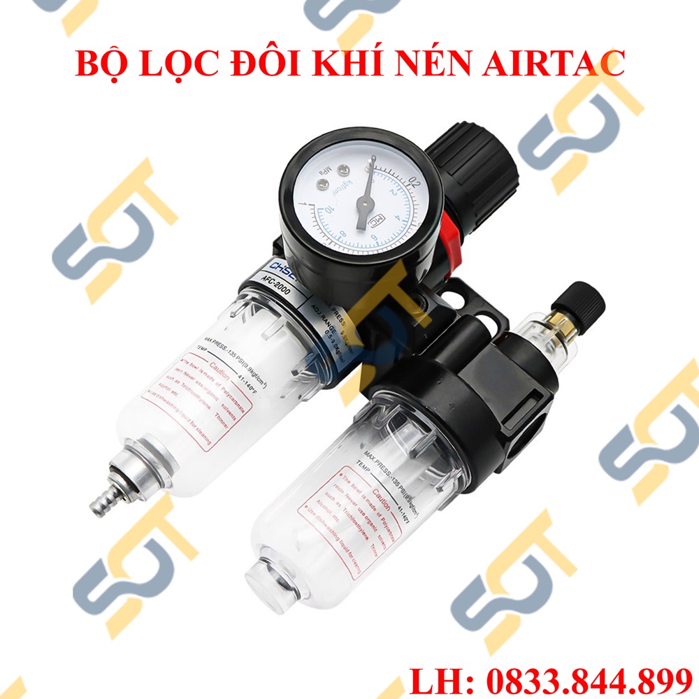 [LỌC KHÍ NÉN] Bộ lọc đôi khí nén Airtac