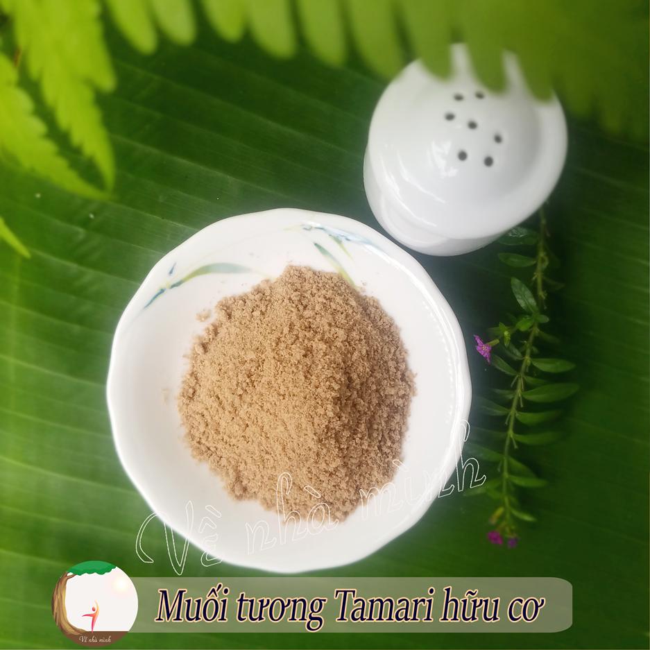 MUỐI TAMARI HỮU CƠ TỰ NHIÊN 1KG ( Muối tương tỏi lâu năm thực dưỡng, về nhà mình )