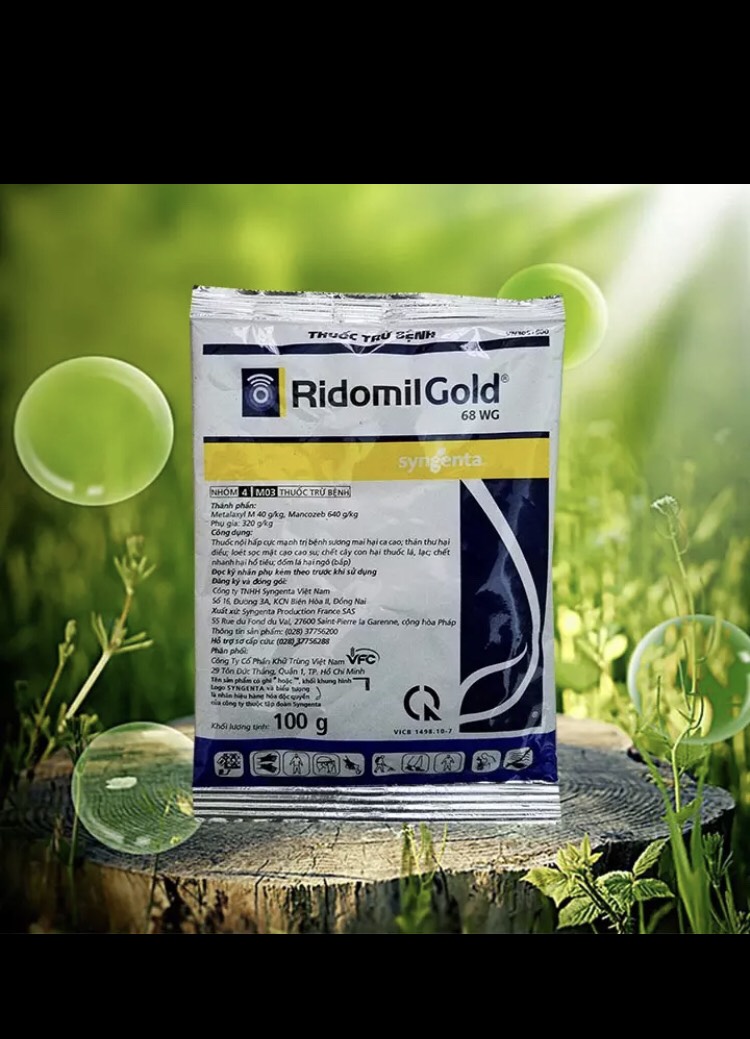 Trừ nấm Ridomil gold 68WG