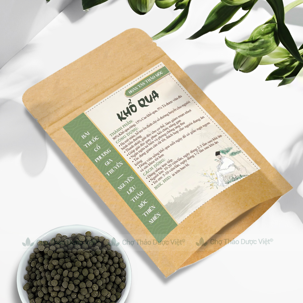 Khổ Qua Hoàn Thô (Mướp Đắng) Nguyên Chất 300g
