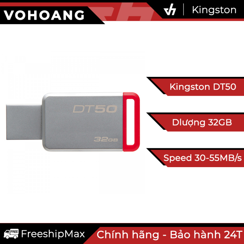 Bảng giá USB Kingston 32GB chuẩn 3.1 gen 1 - Kingston DT50 Phong Vũ