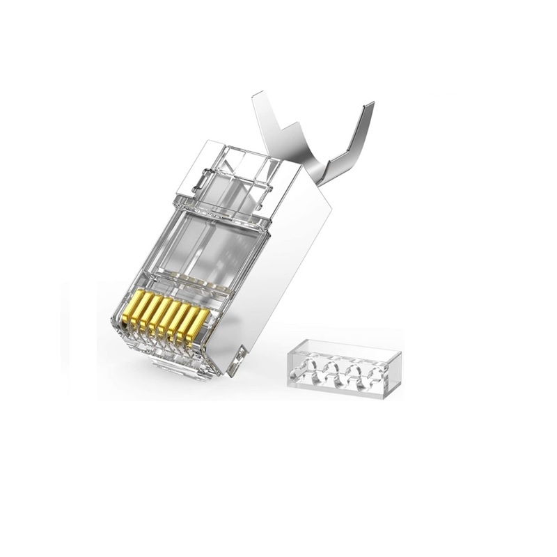 Ugreen 70316 bao có 10 chiếc đầu bấm mạng dùng cho dây lớn Cat6a Cat7 RJ45 LAN 8P8C NW123