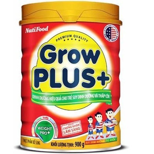 SỮA Growplus cho trẻ suy dinh dưỡng thấp còi