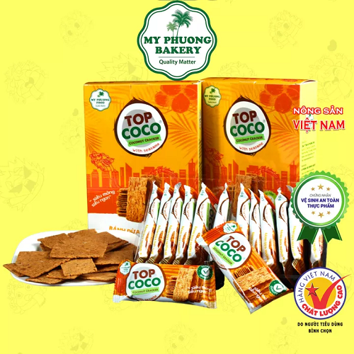 Bánh dừa nướng Topcoco đậu phộng 150g