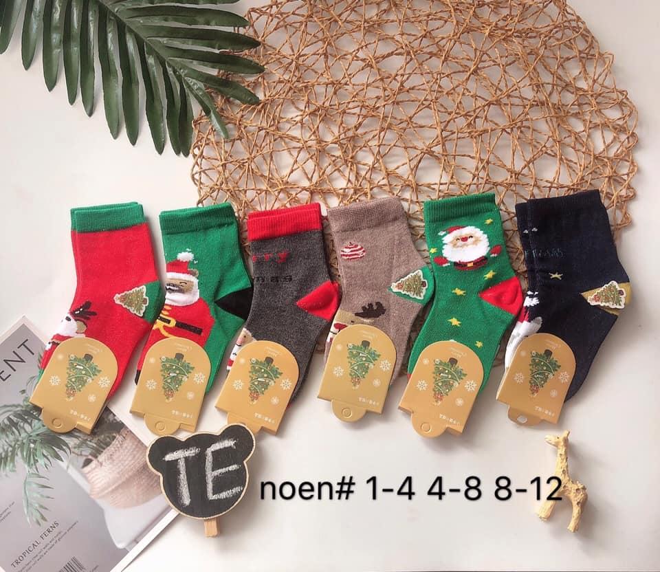 Combo 10 đôi vớ/ tất Noel cho bé
