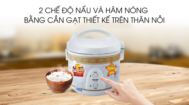 Nồi cơm điện Sharp 1 lít KS-11EV ( Hàng trưng bày )
