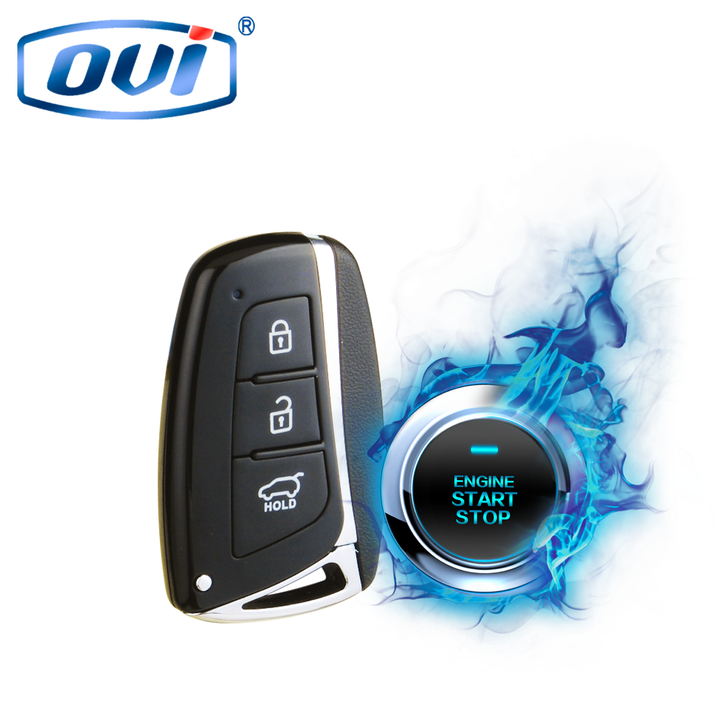Bộ chìa khóa thông minh OVI START-STOP điều khiển từ xa dành cho ô tô Hyundai OVI-EF007 - Bảo hành 12 tháng
