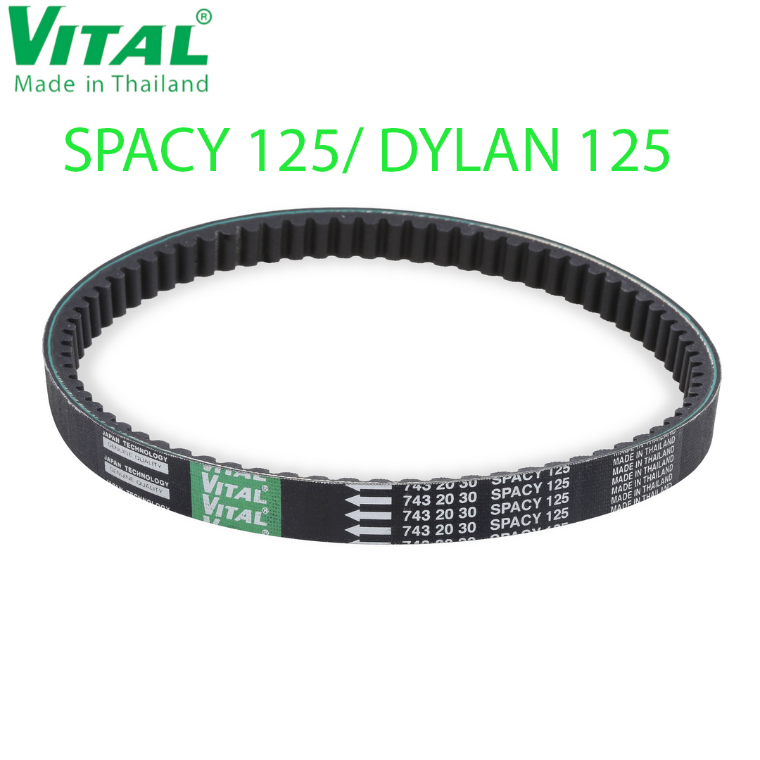 [HCM]Dây curoa Honda SPACY 125 /DYLAN 125 /@ SREAM NHẬT E SKY - Day curoa VITAL chính hãng Thái Lan