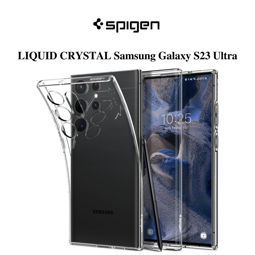 Ốp Lưng Spigen Liquid Crystal Dành Cho Samsung Galaxy S23 Ultra, chính hãng Spigen