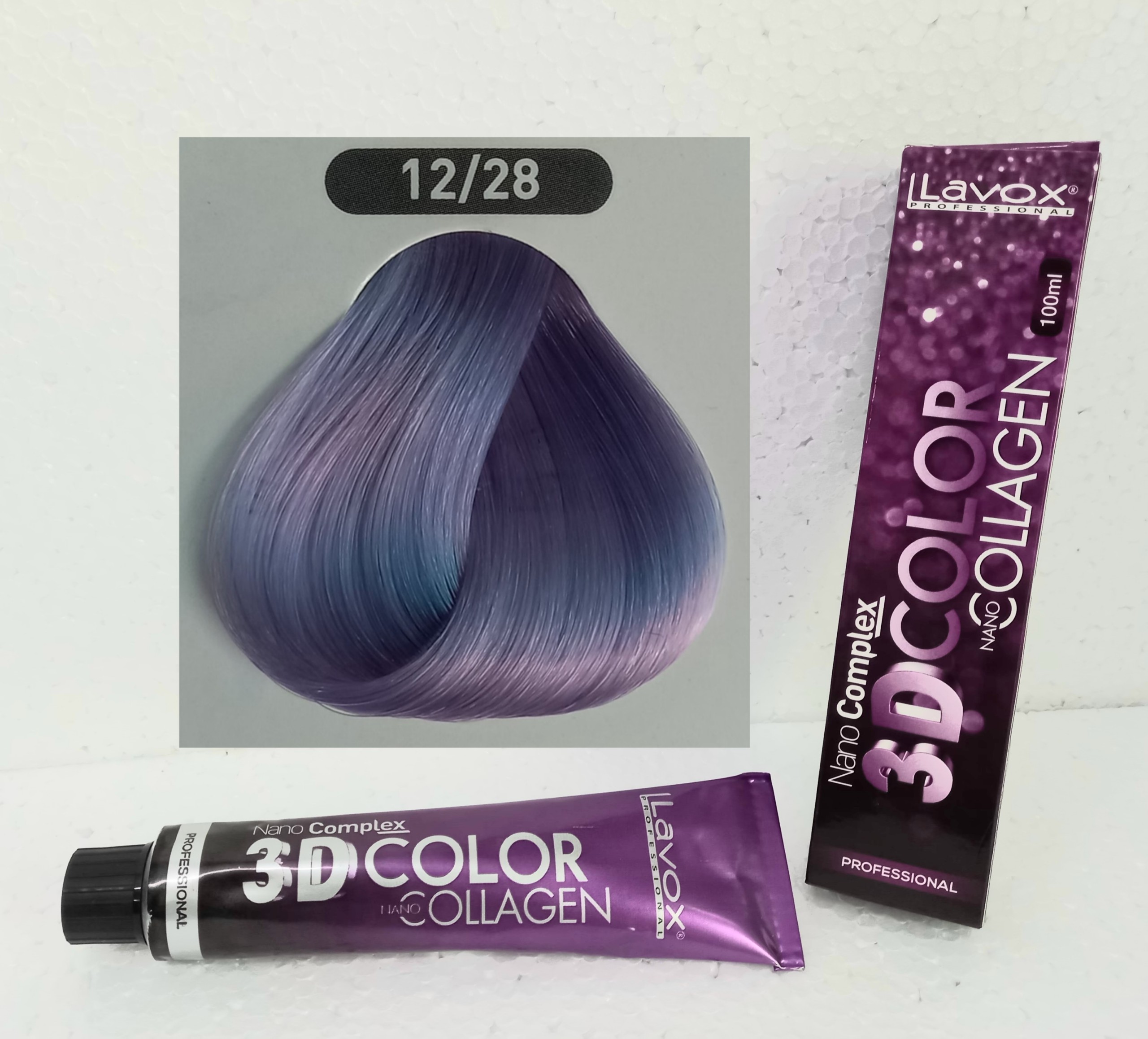 Nhuộm tóc lavox màu trà sữa (TẶNG KÈM OXY TRỢ NHUỘM) nhuộm Lavox tím 3D Collagen hot trend color