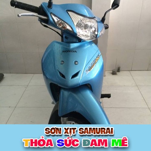 Chai sơn xịt màu xanh băng giá H198 Samurai